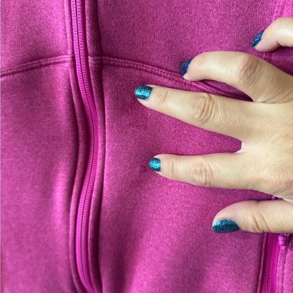 🌄NORTH FACE💗 Women’s Fuchsia Pink Agave Fleece Jacket 💝 (medium) - Picture 11 of 17